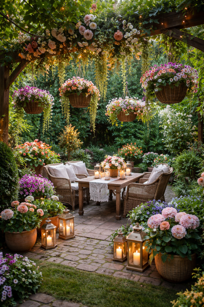 Flower decoration at home