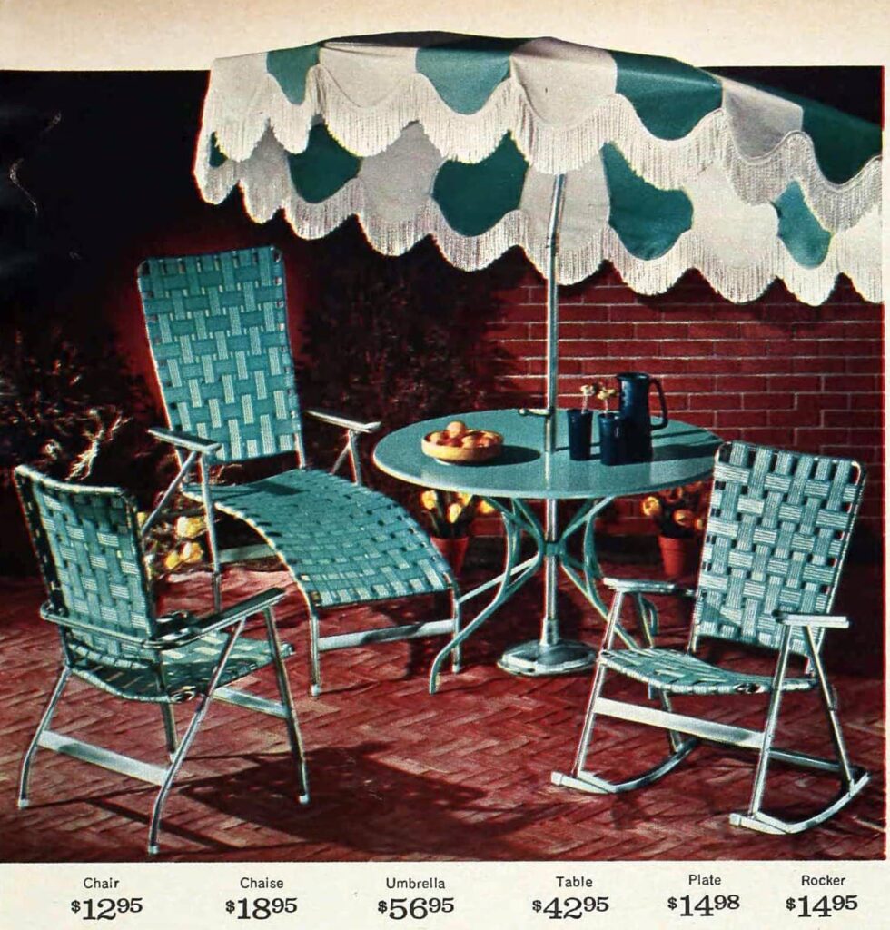 vintage outdoor furniture